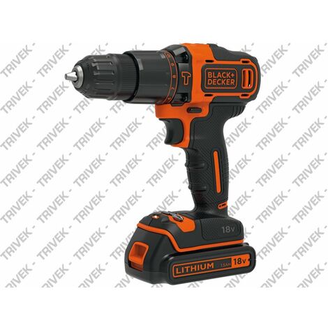 TRAPANO AVVITATORE BATTERIA 18 V BLACK AND DECKER BCD 003 ME2K