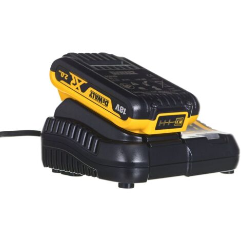 DEWALT Trapano avvitatore a percussione a batteria DCD709D2T 18V 2Ah 1,5-13mm