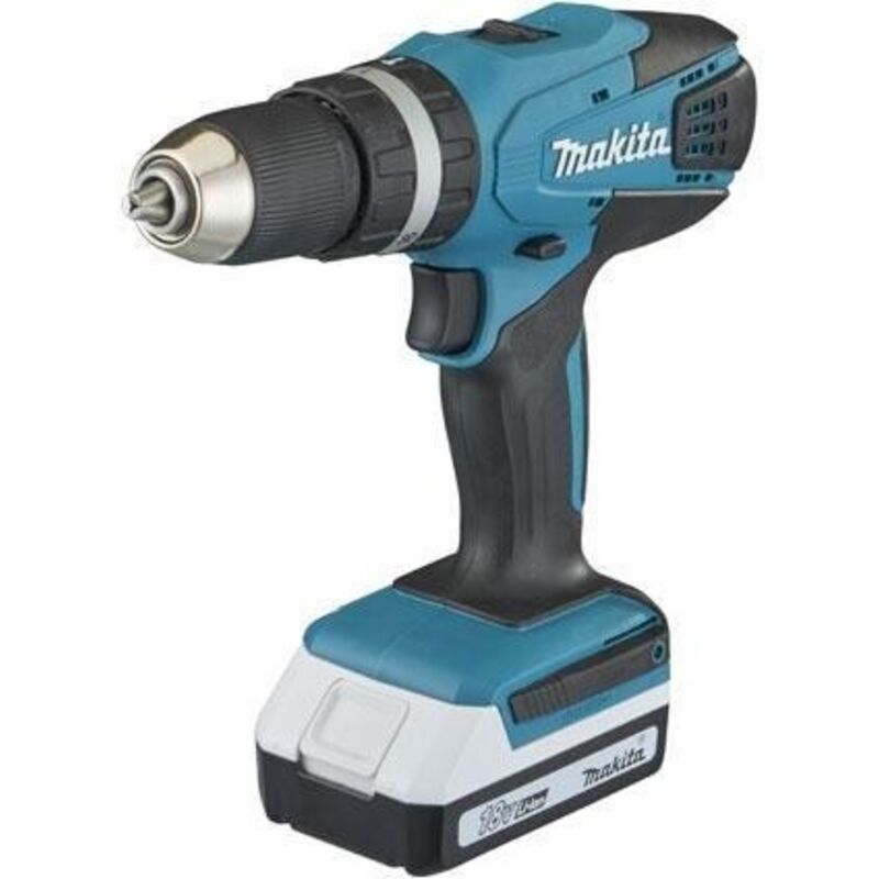 Trapano Avvitatore A Percussione A Batteria Makita 18v-Li 2bat