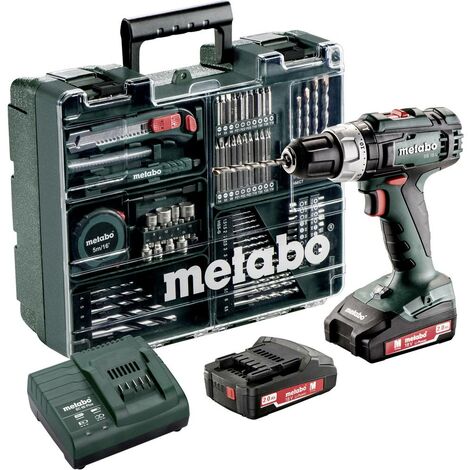 Trapano avvitatore a percussione a batteria Metabo SB 18 L 18 V 2 Ah Li-Ion incl. seconda batteria