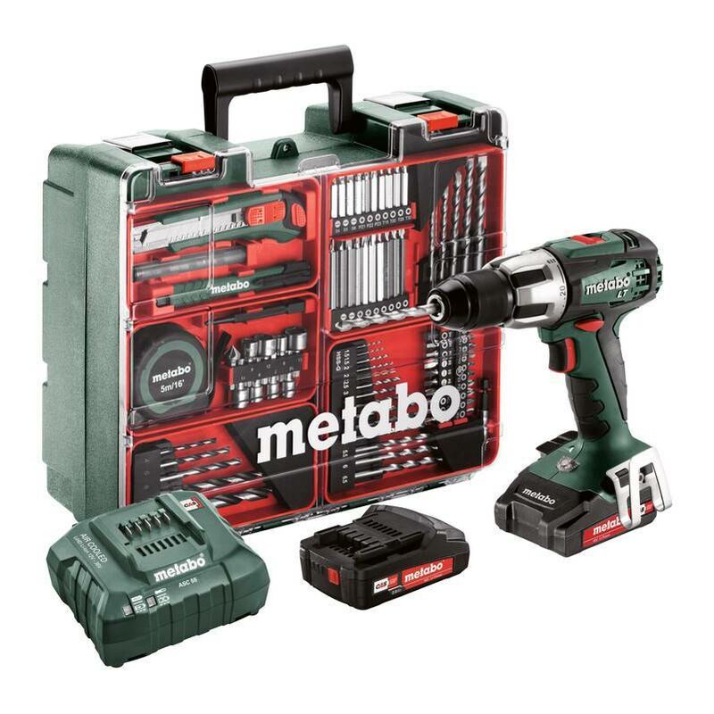 Trapano avvitatore a percussione a batteria Metabo...