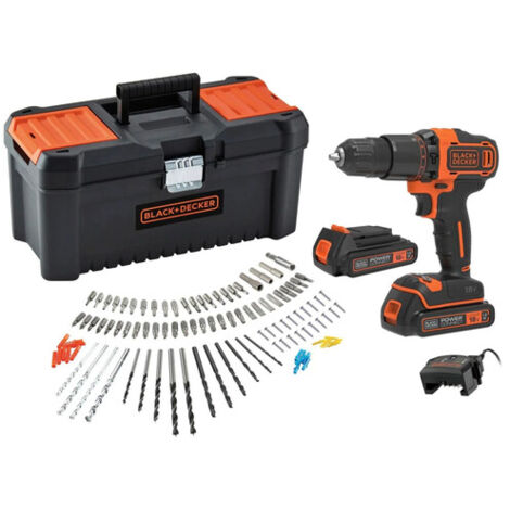TRAPANO AVVITATORE B+D 18V BCD700C2TA + 105 ACC.- 1,0 pz