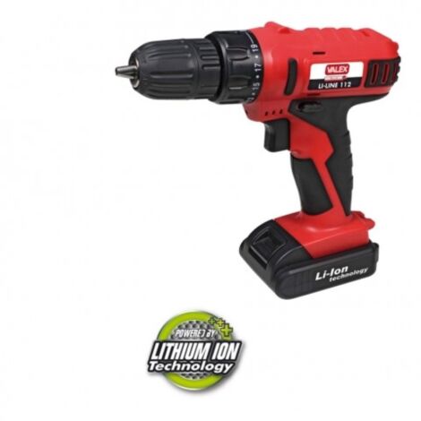 Trapano avvitatore batteria li-line 112 - valex