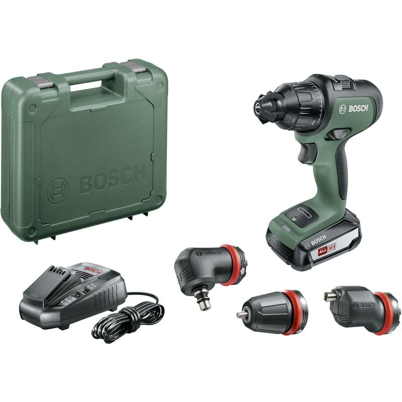 Trapano battente/avvitatore Bosch batteria litio 18V. valigetta e accessori