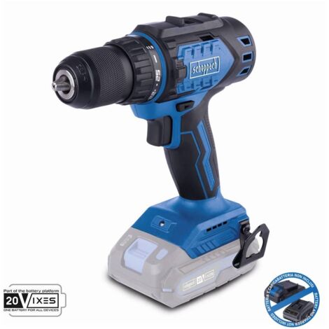 Trapano avvitatore brushless 20v senza batteria ixes Scheppach bc-dd60-x