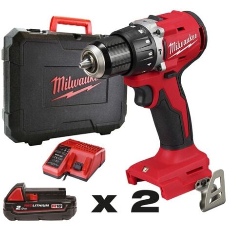 Trapano Avvitatore Compatto M18 Milwaukee M18 BLPDRC-202C 60NM