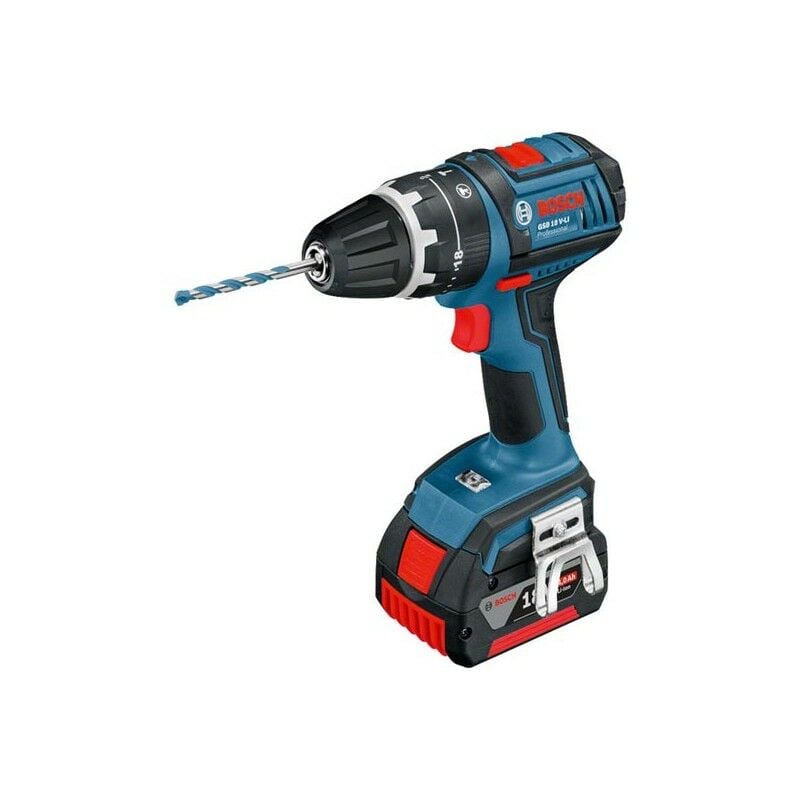Image of Trapano Avvitatore con percussione 18V + 2 batterie Bosch Professional GSB18V-21