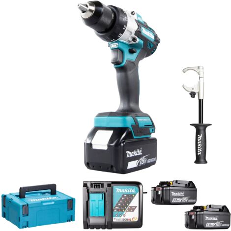 TRAPANO AVVITATORE CON PERCUSSIONE MAKITA 130NM 18V BL DHP486RT3J