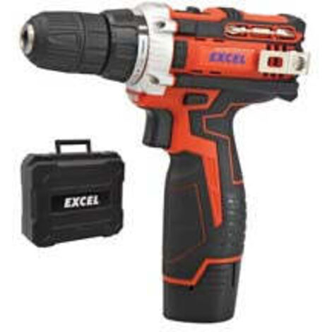 Trapano avvitatore mandrino 10 mm batteria litio 10,8V 1,3Ah - EXCEL