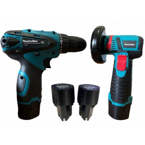 Trapano avvitatore + mini smerigliatrice flex 76mm 48V MLS2010