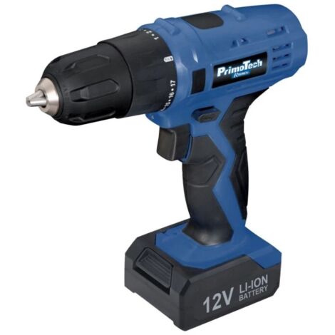 trapano avvitatore "primotech" 12 v a batteria li-ion - ribimex.