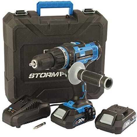 Trapano combinato Draper Storm Force® 20V, 2 batterie da 2,0Ah, 1 caricatore Draper Tools