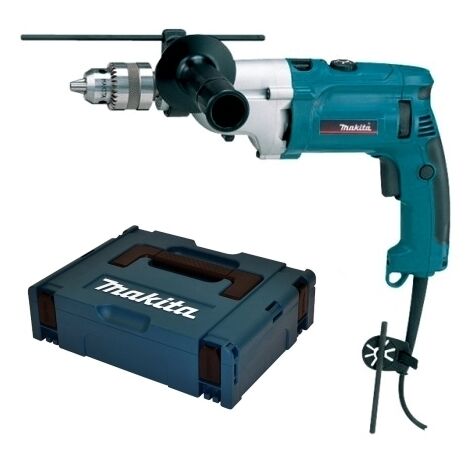 Trapano elettrico a percussione 1010W autoserrante 13mm con valigetta MAKPAC Makita - HP2071FJ