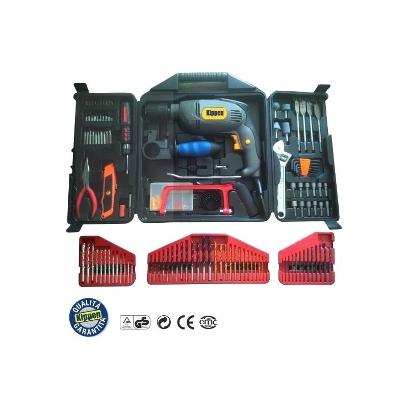 Trapano elettrico a percussione 1100W autoserrante...