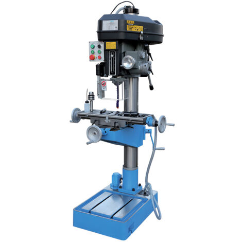Trapano fresatrice a colonna FERVI T052/400VDA - discesa automatica - 100÷2080 rpm - 400V 50Hz 1.5kW