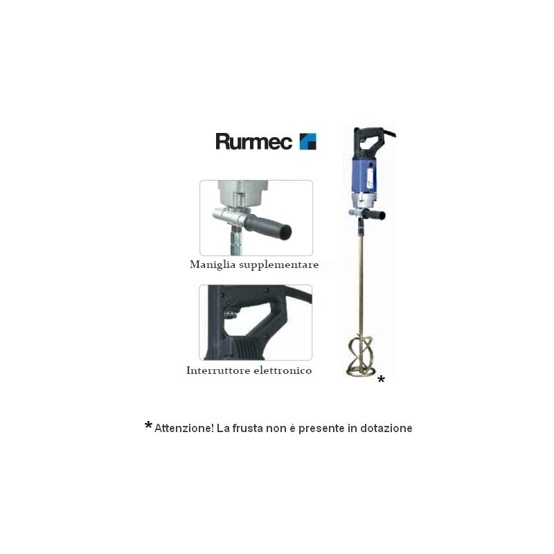 Image of Rurmec - Trapano impastatore/Miscelatore professionale 1100W 130mm ev 18 e