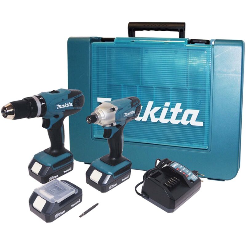 Set Elettroutensili Makita DK18015 18V 1,1Ah