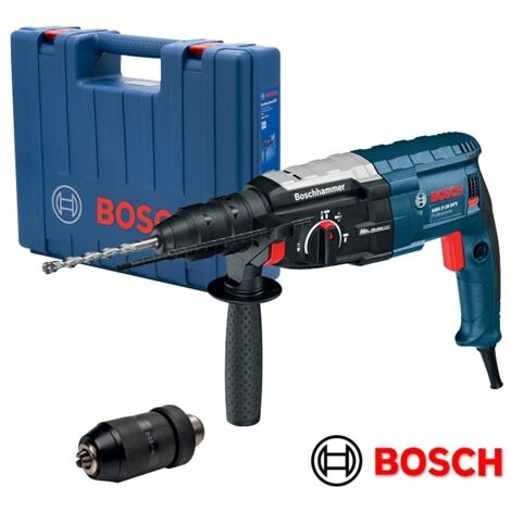 Trapano martello demolitore/Tassellatore 28mm 850W SDS Plus + mandrino cremagliera Bosch - GBH 2-28 DFV Professional