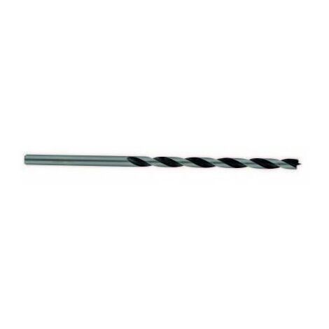 Trapano per legno 3 punte gambo cilindrico extra lungo Ø6 x 250 mm TIVOLY - 10804520600