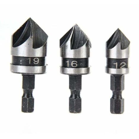 Trapano per legno, accessori per elettroutensili (1 set da 3 pezzi)