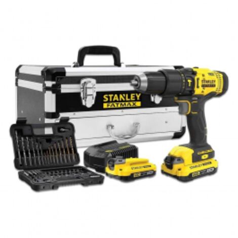 Trapano percussione batteria Stanley set con accessori