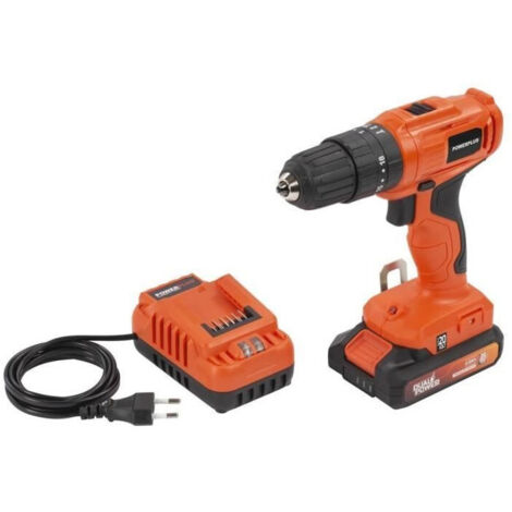 Trapano perforatore senza filo - Dual Power - POWDPO1110 - 3 in 1 - 20V - Con batteria e caricabatterie