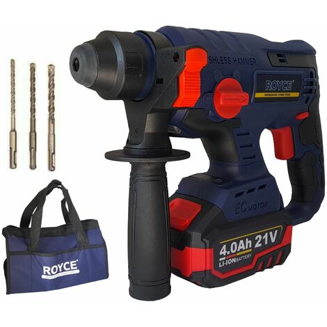 Trapano scalpellatore a batteria martello demolitore SDS PLUS 4Ah 21V 89862