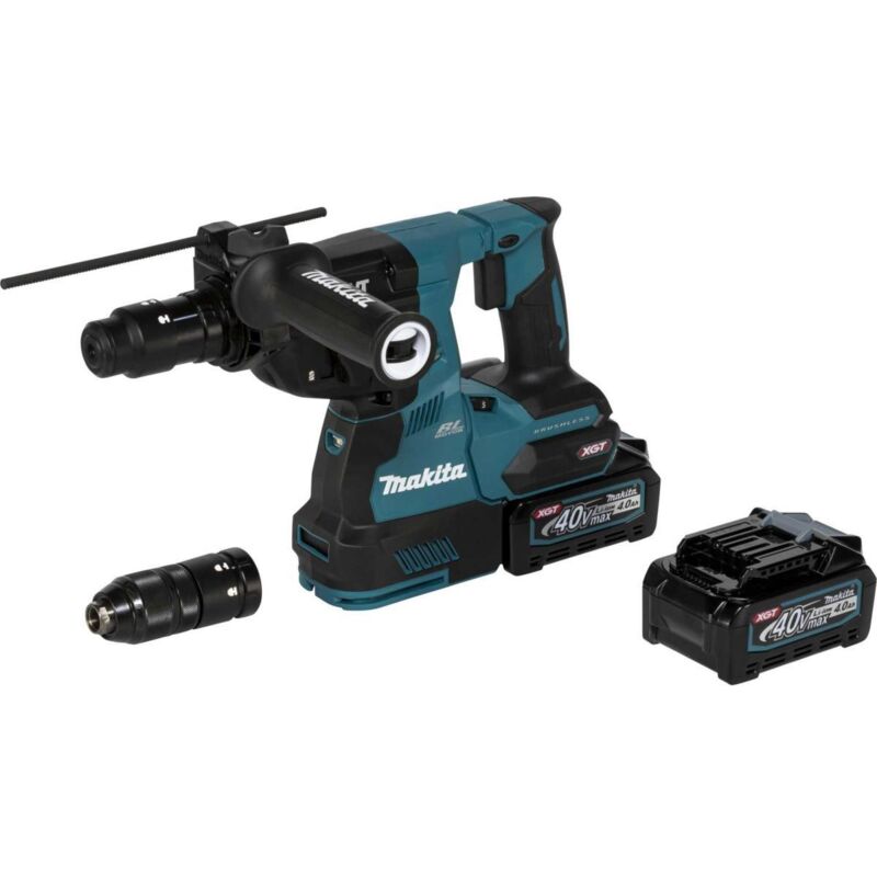 Makita - Trapano SDS-Plus 40 v max Li-Ion 4Ah 28 mm HR004GM201