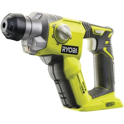 trapano tassellatore a batteria ryobi "r18sds-0" 3+1 funzioni 18v, solo corpo macchina