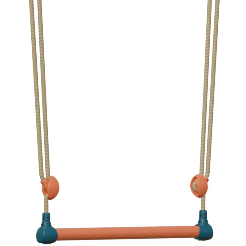 Trigano - Trapèze métal bleu/corail pour portiques de 1,90 à 2,50 m