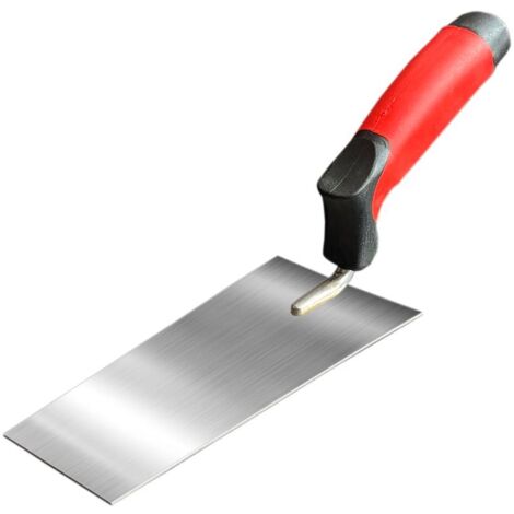 Trapezförmige Stuckkelle aus Edelstahl 165x80x55 mm / YT-5240 / YATO