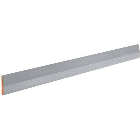 Trapezkartätsche Länge 1200 mm m. Daumenrille/Abschlusskappe Aluminium 1,1 mm