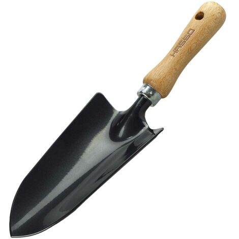 Trapiantatore largo, manico in legno