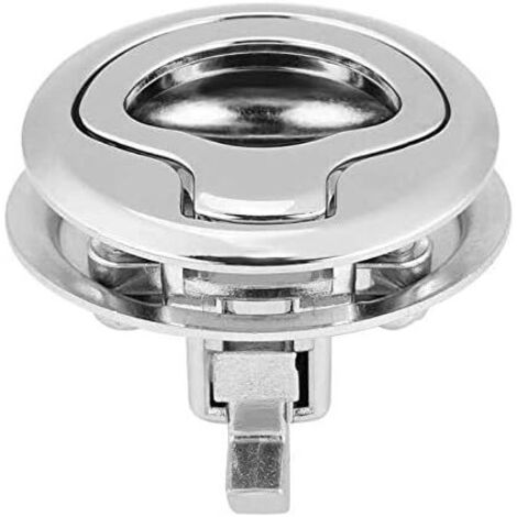 Trappe Affleurant en Alliage de Zinc, Affleurant Loquet de Trappe, Loquet à encastrer en alliage de zinc pour trappe à loquet à fermeture automatique pour camping-car, bateau, camping-car