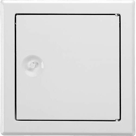 Trappe de revision SOFTLINE blanc avec verrou 4 pans Dim. Insert 350 x 350mm