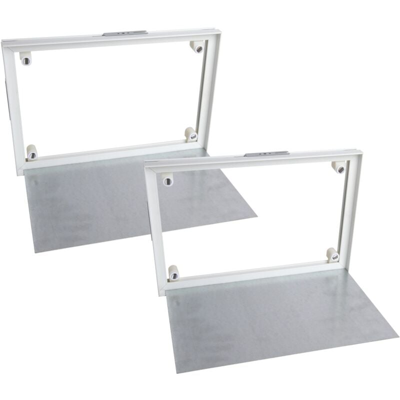 Trappe de Visite à Carreler Semin 400 mm x 250 mm - Accès sous Baignoire et Pièces Humides (lot de 2)