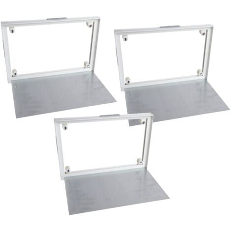 Trappe de Visite à Carreler Semin - 400 mm x 250 mm - Accès sous Baignoire et Pièces Humides (lot de 3)