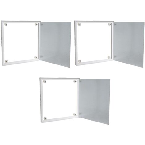 Trappe de Visite à Carreler Semin - 400 mm x 400 mm - Accès sous Baignoire et Pièces Humides (lot de 3)