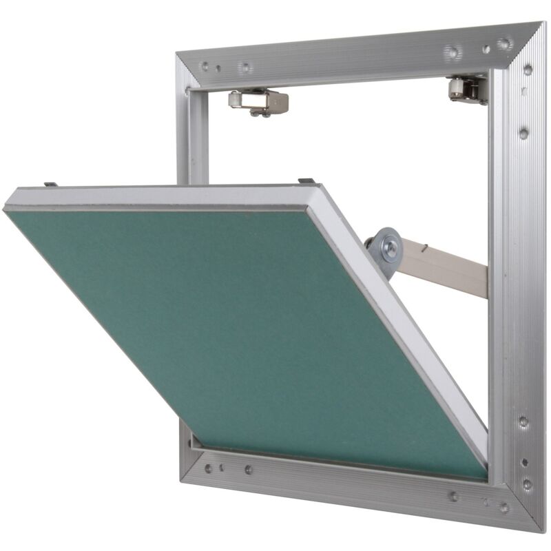 Trappe de visite alu hydro Semin 500 mm x 500 mm x 12.5 mm - ouverture poussez/lâchez - pièces humides -accès aux gaines techniques et conduites