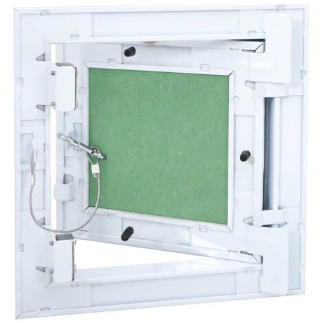 Trappe de visite Blanc 20 x 20 cm Aluminium et Plâtre CFW610594