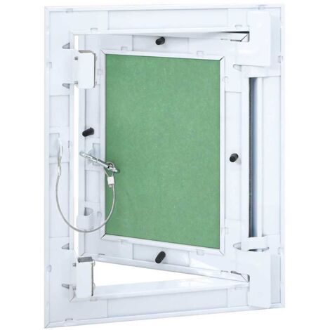 Trappe de visite Blanc 25 x 30 cm Aluminium et Plâtre CFW752566