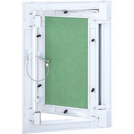 Trappe de visite Blanc 25 x 35 cm Aluminium et Plâtre CFW989756