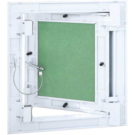 Trappe de visite Blanc 30 x 30 cm Aluminium et Plâtre CFW416260