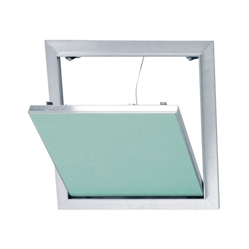 Trappe de visite en aluminium et plaque de plâtre hydrofuge Placo 200 x 200 mm
