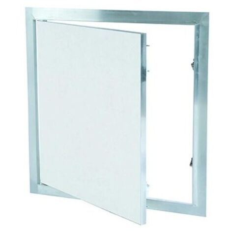 Trappe de visite F1 en aluminium avec trappe fixe 12,5mm 60x60cm