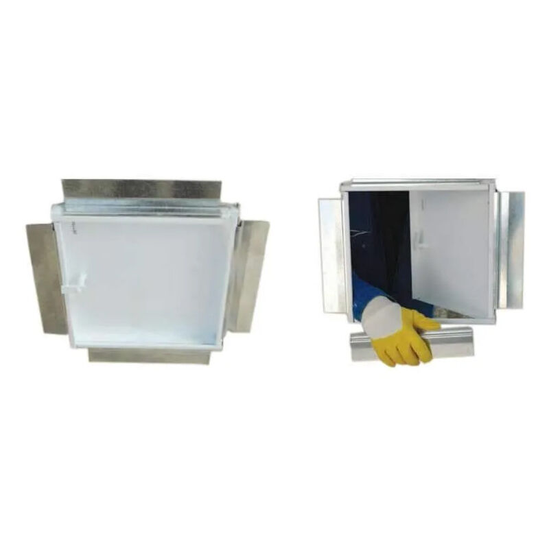 Trappe de visite métal 400x400 "pousser, relacher"