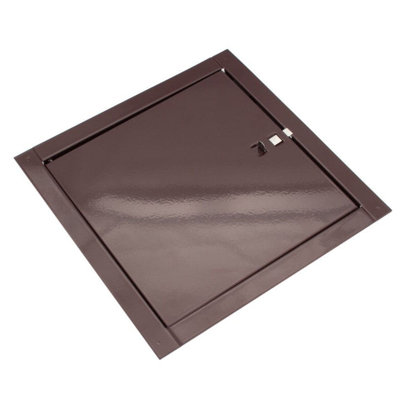 Jardibricodeco - Trappe De Visite Cheminée 21x21 Marron Cm