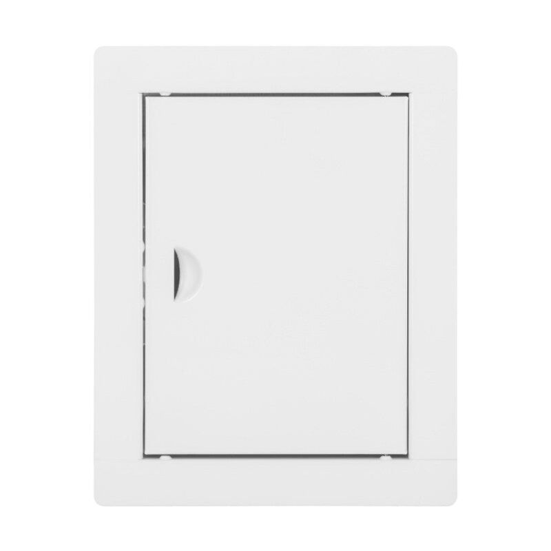 Mobilibrico - Trappe de visite Porte d'inspection en métal blanco 15x20 cm - Puerta de Inspección en Acero Galvanizado con Esmalte en Polvo