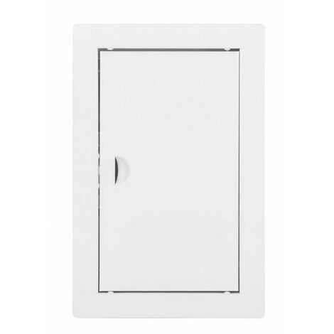 Trappe De Visite Porte Cloison Métal 40x40 Cm Blanc Brillant