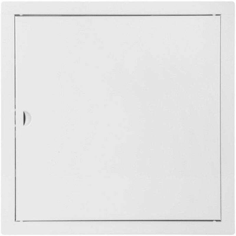 Jardibricodeco - Trappe de visite en métal blanc 40x40 cm